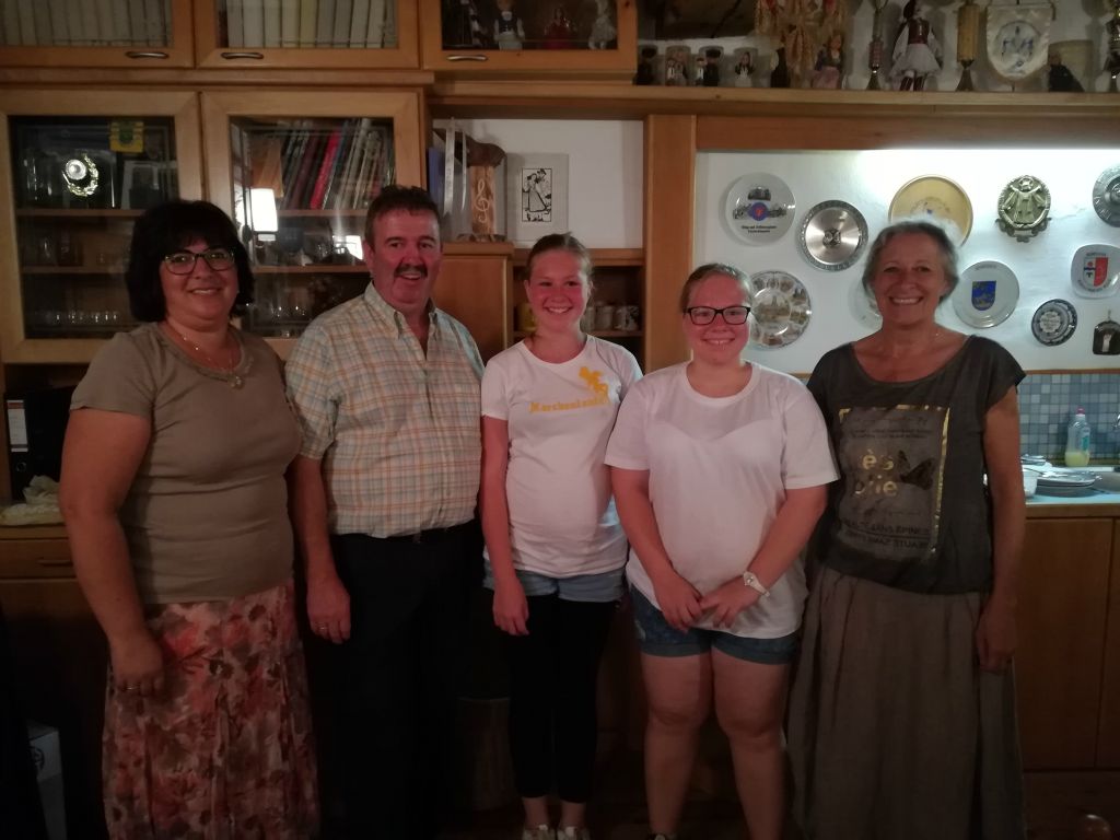 Geburtstagsfeier 29.6.2018 (Sabine, Hubert, Lisa, Sarah, Margot)